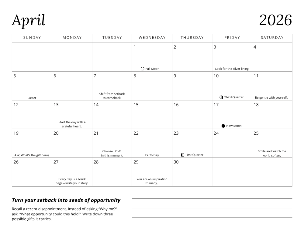 Notes from the Universe 2026 Calendar Download