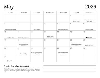 Notes from the Universe 2026 Calendar Download