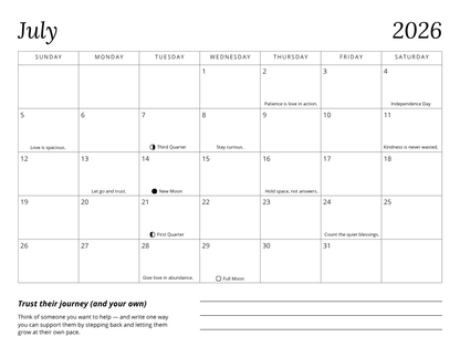 Notes from the Universe 2026 Calendar Download