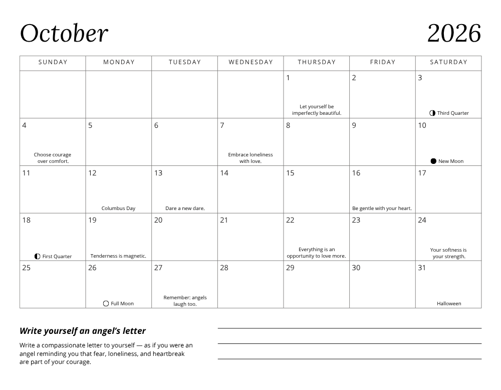 Notes from the Universe 2026 Calendar Download