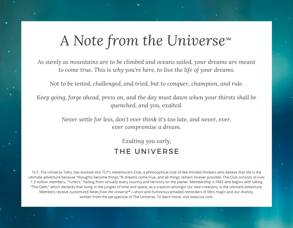 Notes from the Universe 2026 Guided Calendar